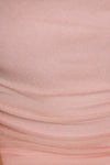 CHARLEY MESH MINI DRESS - Baby Pink