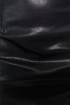 PIPER MINI SKIRT - Black Leather