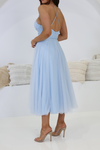 CINDERELLA TULLE MIDI DRESS - Blue