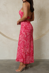 MARIENE MAXI DRESS - Pink Floral