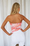 DARE TO DREAM SLEEVELESS CROP TOP - Pink Floral