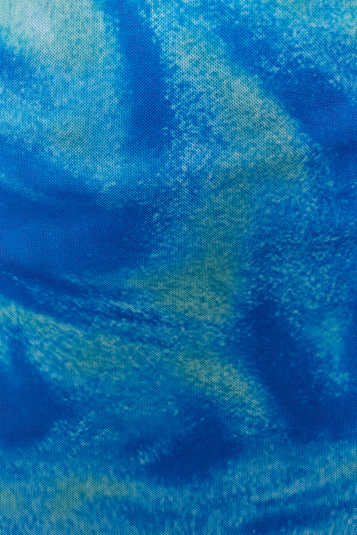 CLAVA BACKLESS MAXI DRESS - Blue Print
