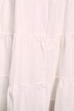 CANON FRONT CUT-OUT MIDI DRESS - White