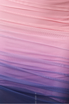 ENCHANTING STRAPLESS MIDI DRESS - Pink Purple Umbre