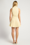 CORTEA SLEEVELESS MINI DRESS - Yellow