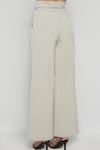 FIENNA HIGH WAISTED PANTS - Stone