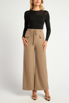 BILLI WIDE LEG PANTS - Tan