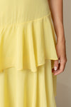 NASDI BACKLESS MAXI DRESS - Yellow