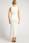 STARSI SLEEVELESS TOP & MAXI SKIRT - White