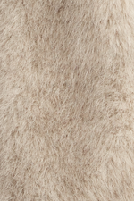 FERIA FUR COAT - Stone Brown