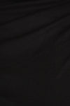 LAILA RUCHED MIDI SKIRT - Black