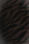 AUDREY BACKLESS CROP TOP - Black Tiger Print